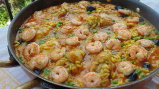 Рецепт Паэлья в стиле Море и Земля