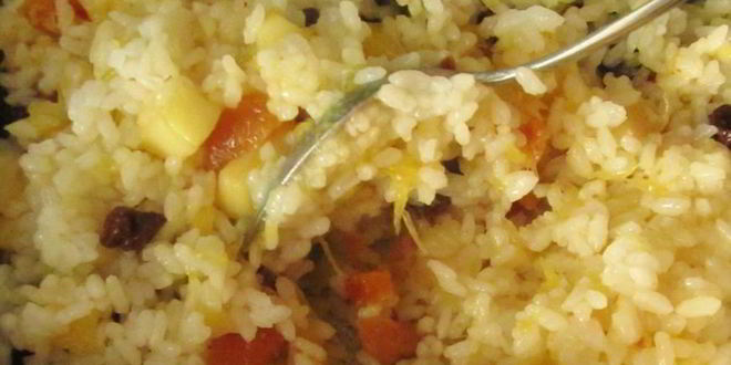 Рецепт плов фруктовый санаторский с апельсином