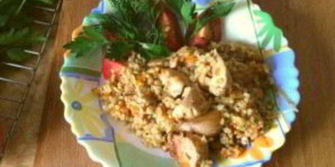 Рецепт плов из булгура с куриной грудкой