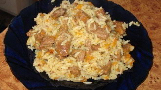 Рецепт Плов из длиннозерного риса