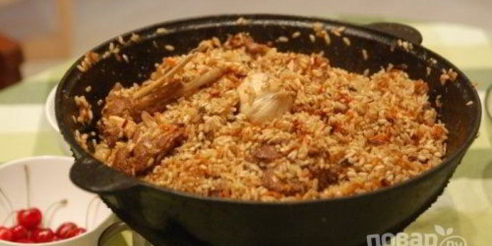 Как приготовить плов из говядины в казане