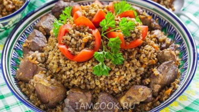 Рецепт Плов из гречки с бараниной