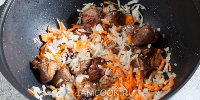 Рецепт плов из гречки с бараниной