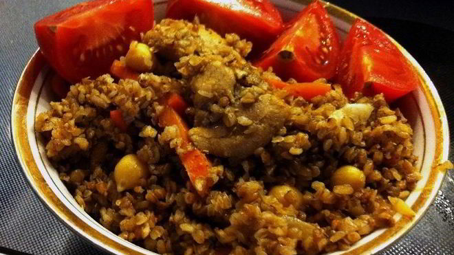 Рецепт Плов из гречки с курицей