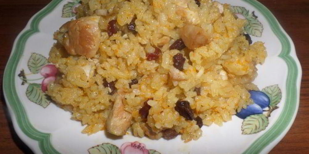 Как приготовить плов из индейки с изюмом