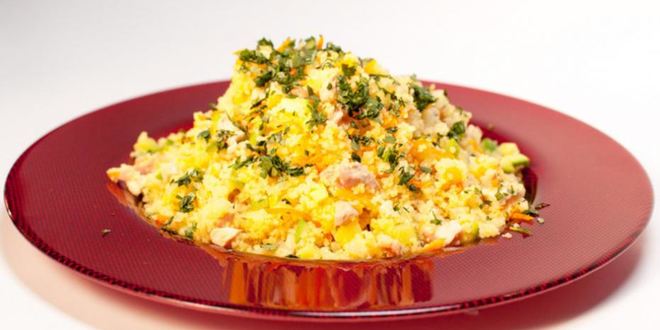 Рецепт плов из кускуса с кроликом