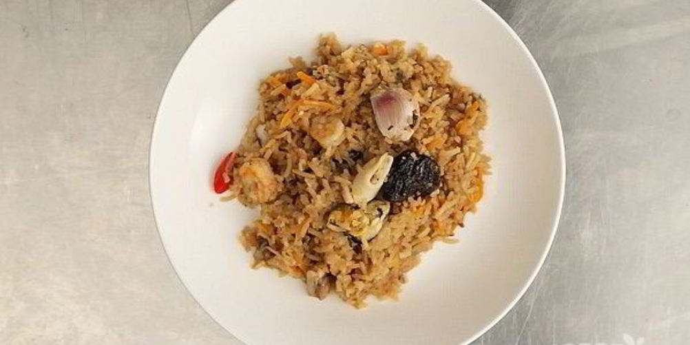 Рецепт плов из морепродуктов