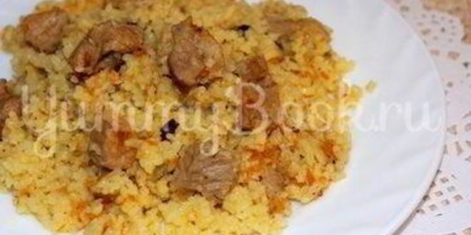 Рецепт плов из свинины в мультиварке