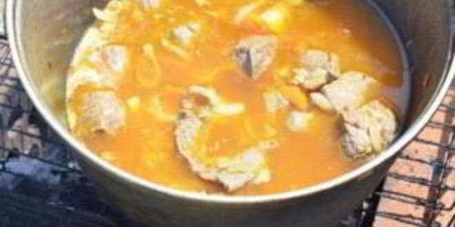 Рецепт плов на костре со свининой