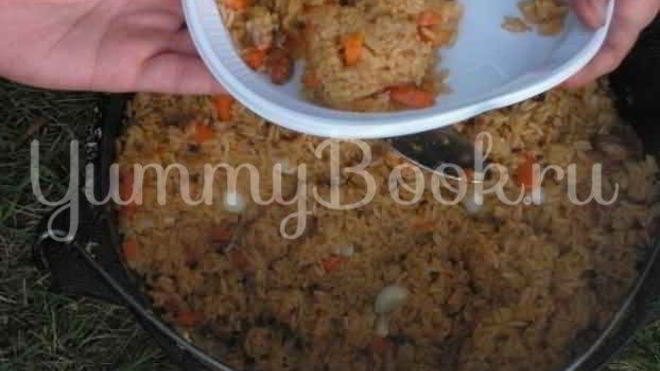 Рецепт Плов на костре