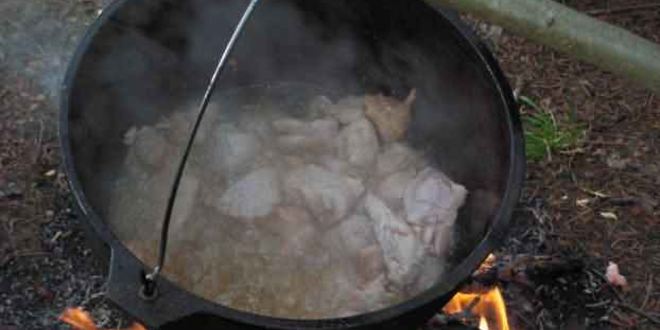 Рецепт плов на костре