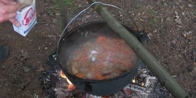 Рецепт плов на костре