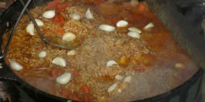 Рецепт плов на костре