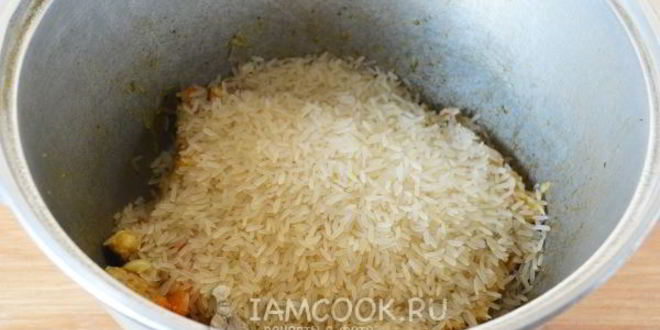 Рецепт плов на курдюке