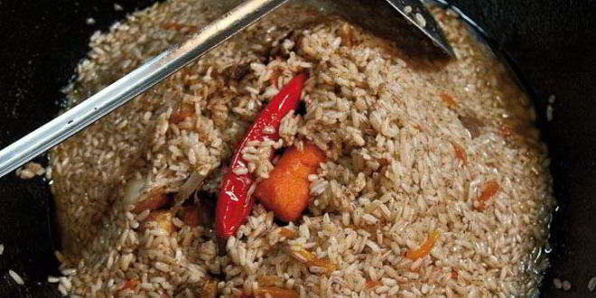 Рецепт плов по-фергански в сковороде вок