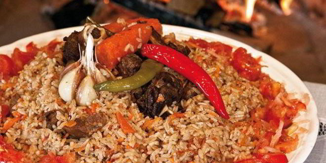 Рецепт плов по-фергански в сковороде вок