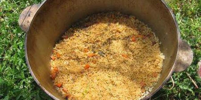 Рецепт плов по-татарски на костре