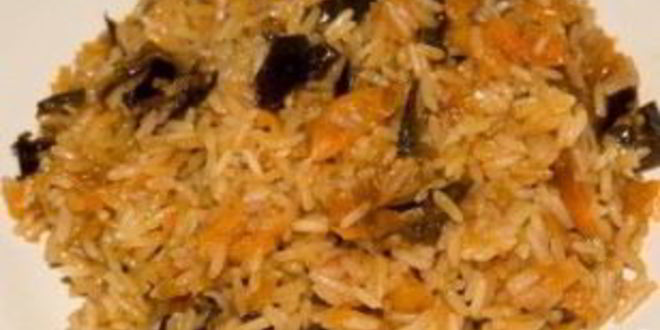 Рецепт плов с черносливом и курагой