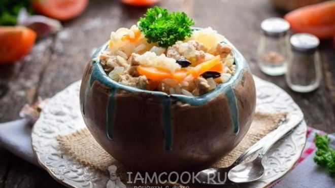 Рецепт Плов с фаршем в мультиварке