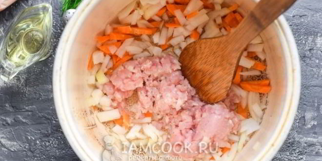 Рецепт плов с фаршем в мультиварке