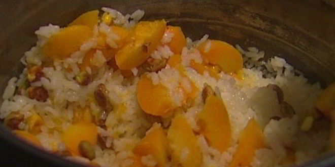 Рецепт плов с фисташками и абрикосами