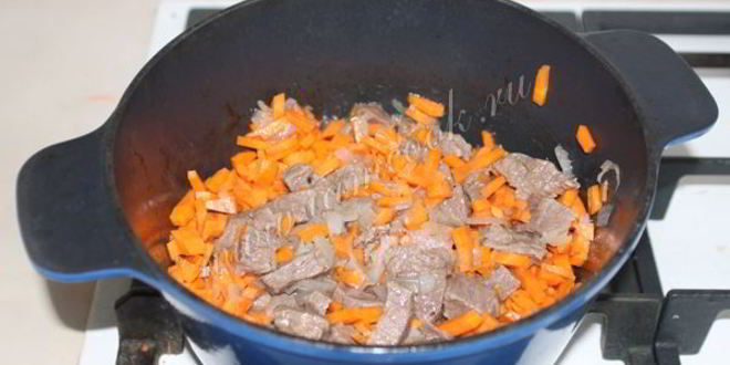 Рецепт плов с говядиной в казане