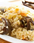 Плов с грибами