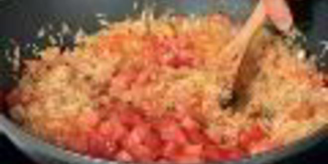 Рецепт плов с креветками и мидиями