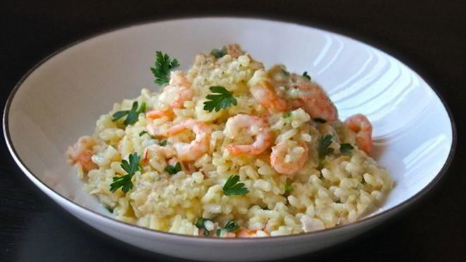 Рецепт Плов с креветками