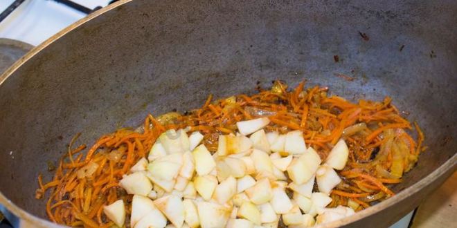 Рецепт плов с курагой и изюмом