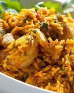 Плов с курицей и овощами