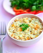 Плов с лососем