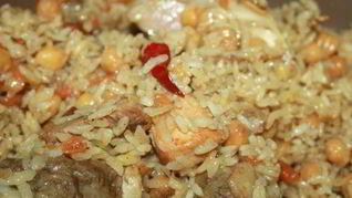 Рецепт Плов с нутом и курицей