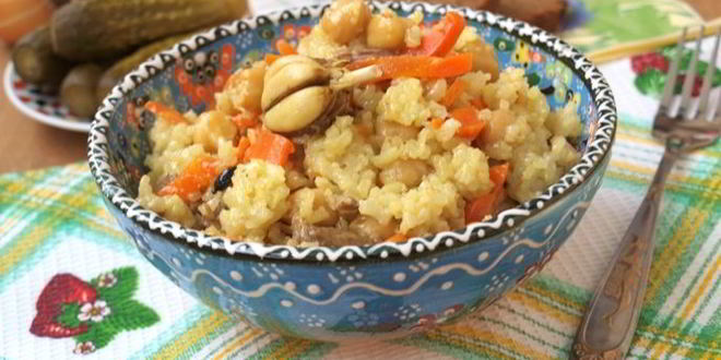 Рецепт плов с нутом