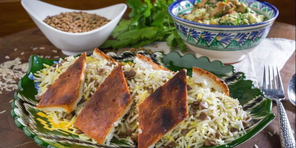 Рецепт ароматный плов с чечевицей