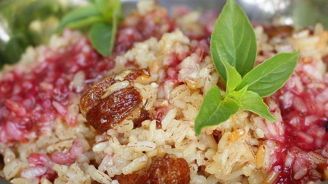 Рецепт Плов с разноцветным рисом