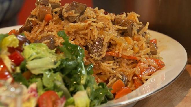 Рецепт Плов с телячьими потрохами