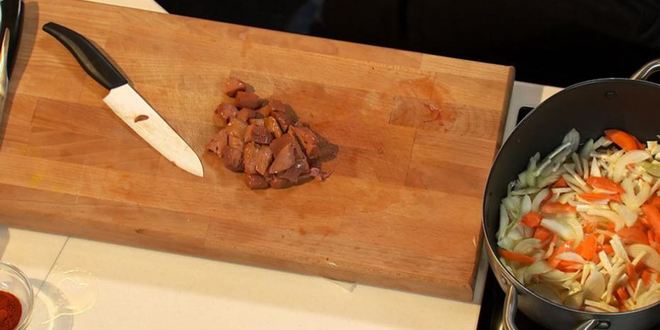 Рецепт плов с телячьими потрохами