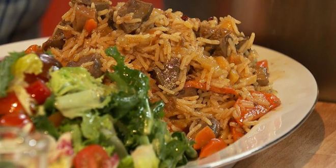 Рецепт плов с телячьими потрохами