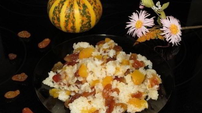 Рецепт Плов с тыквой и изюмом