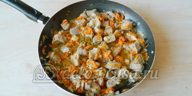 Рецепт плов со свининой на сковороде