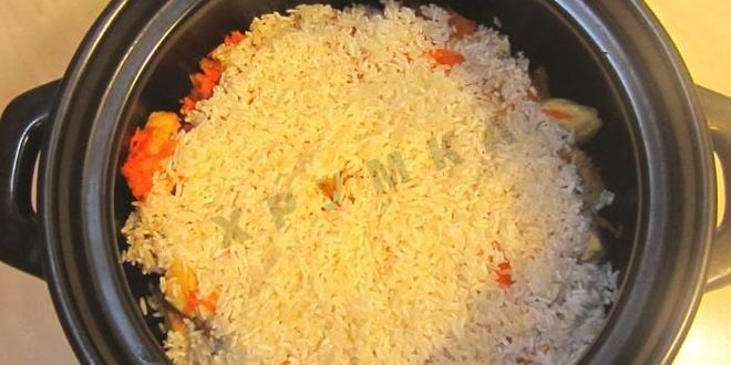 Рецепт плов в духовке с курицей