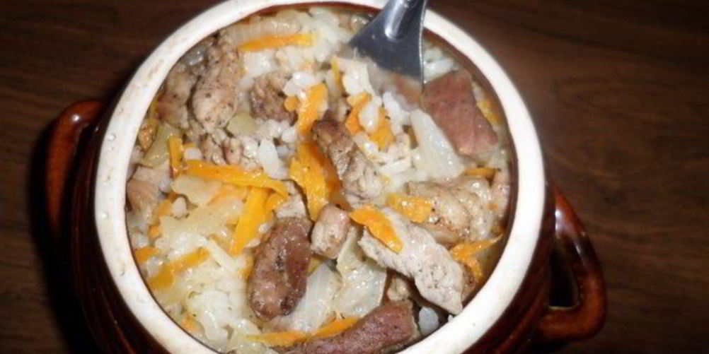 Как приготовить плов в горшочках