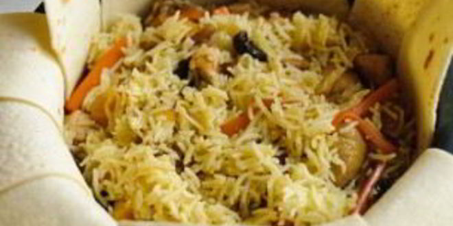 Рецепт плов в лаваше