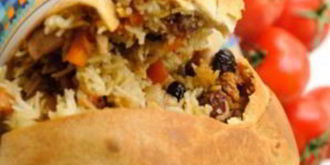 Рецепт плов в лаваше