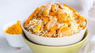 Рецепт Постный плов с сухофруктами