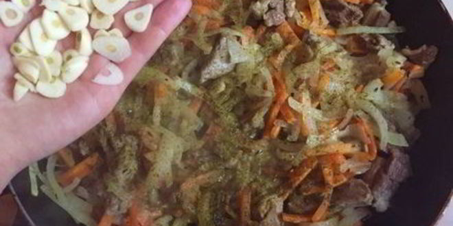 Рецепт пряный плов с орехами