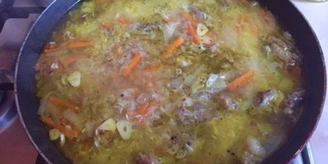 Рецепт пряный плов с орехами