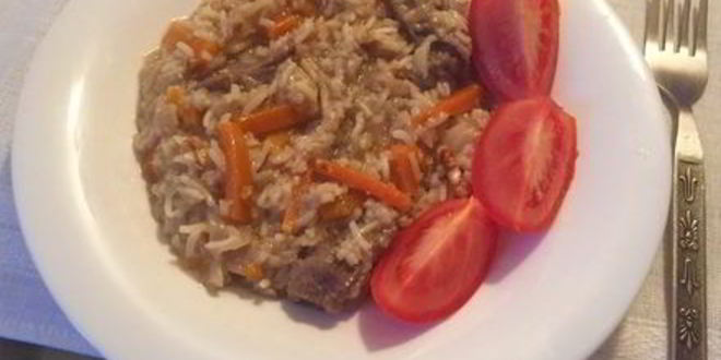 Рецепт пряный плов с орехами