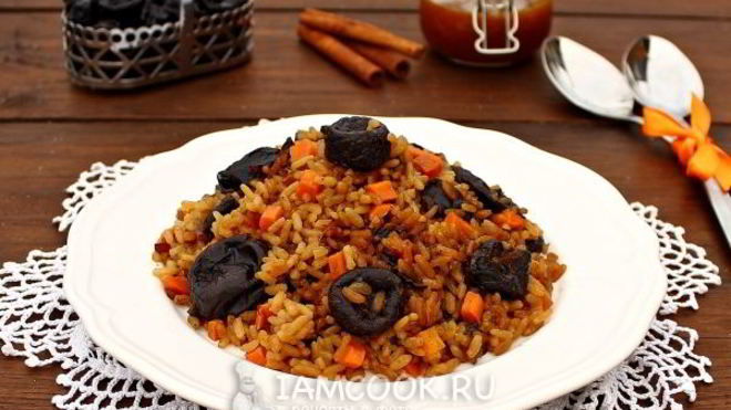 Рецепт Сладкий плов в мультиварке
